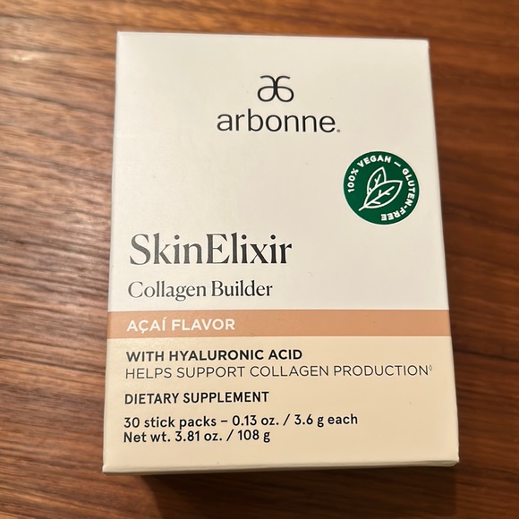 Arbonne Other Arbonne Collagen Builder Skin Elixir Aai Flavor 3 Stick Pack New Poshmark